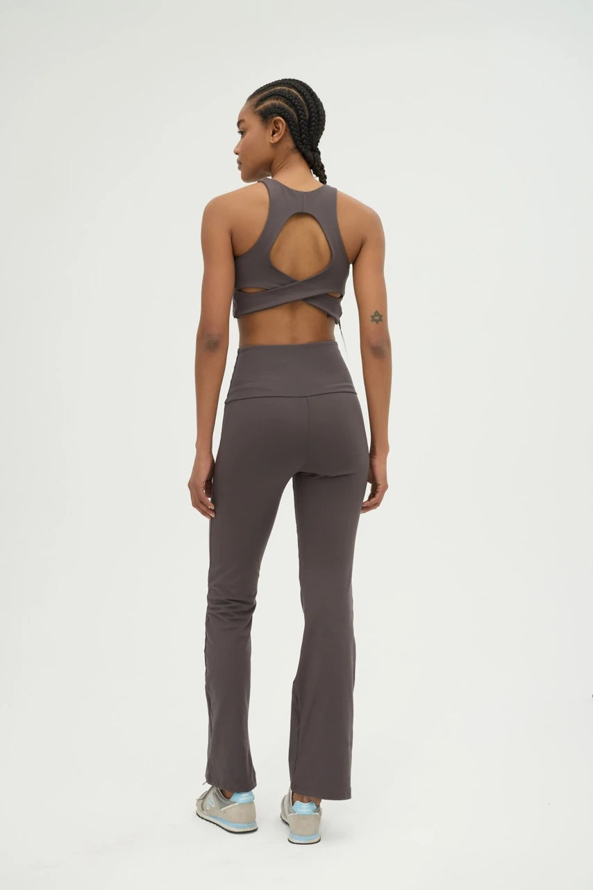 Comfortlux Füme Sırtı Açık Crop