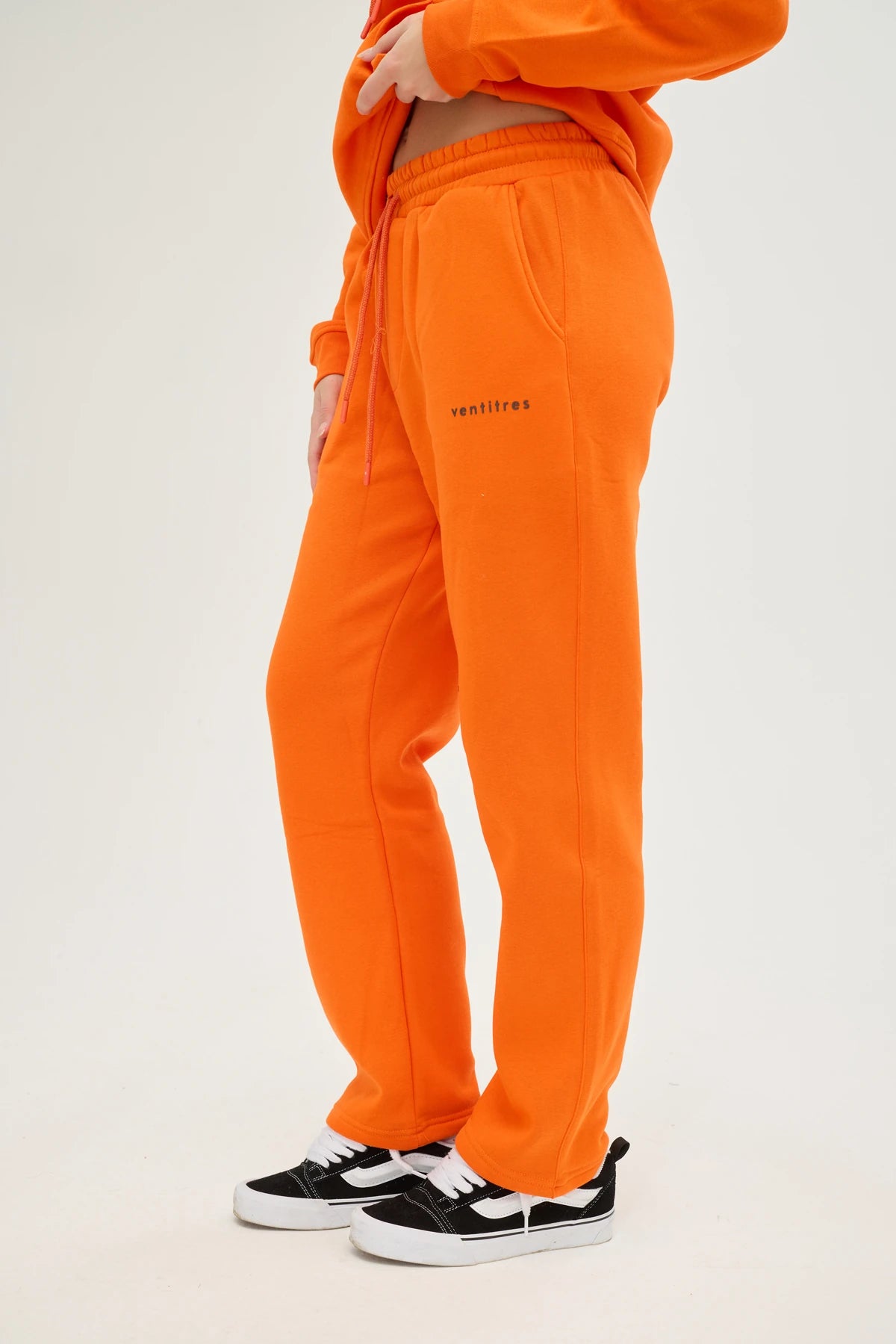 Unisex Turuncu Oversize Eşofman Altı