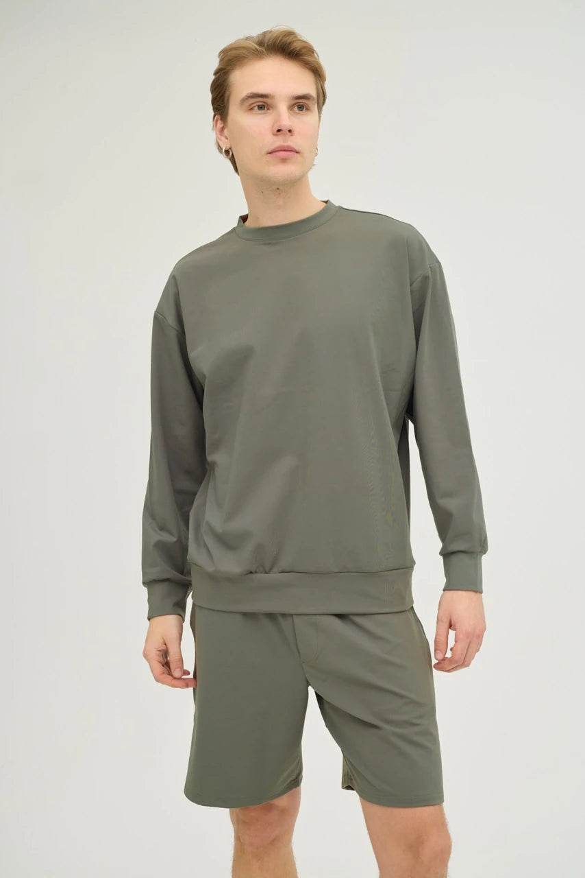 Haki Sweatshirt Takım