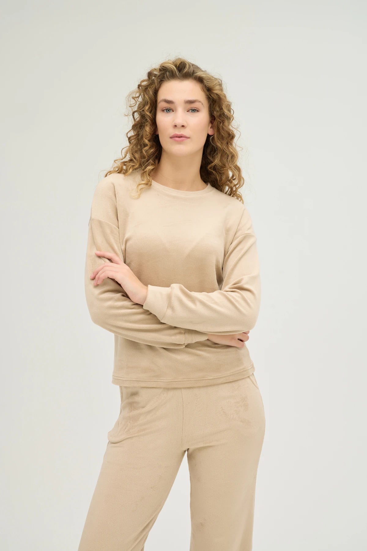 Kahverengi Kadife Takım