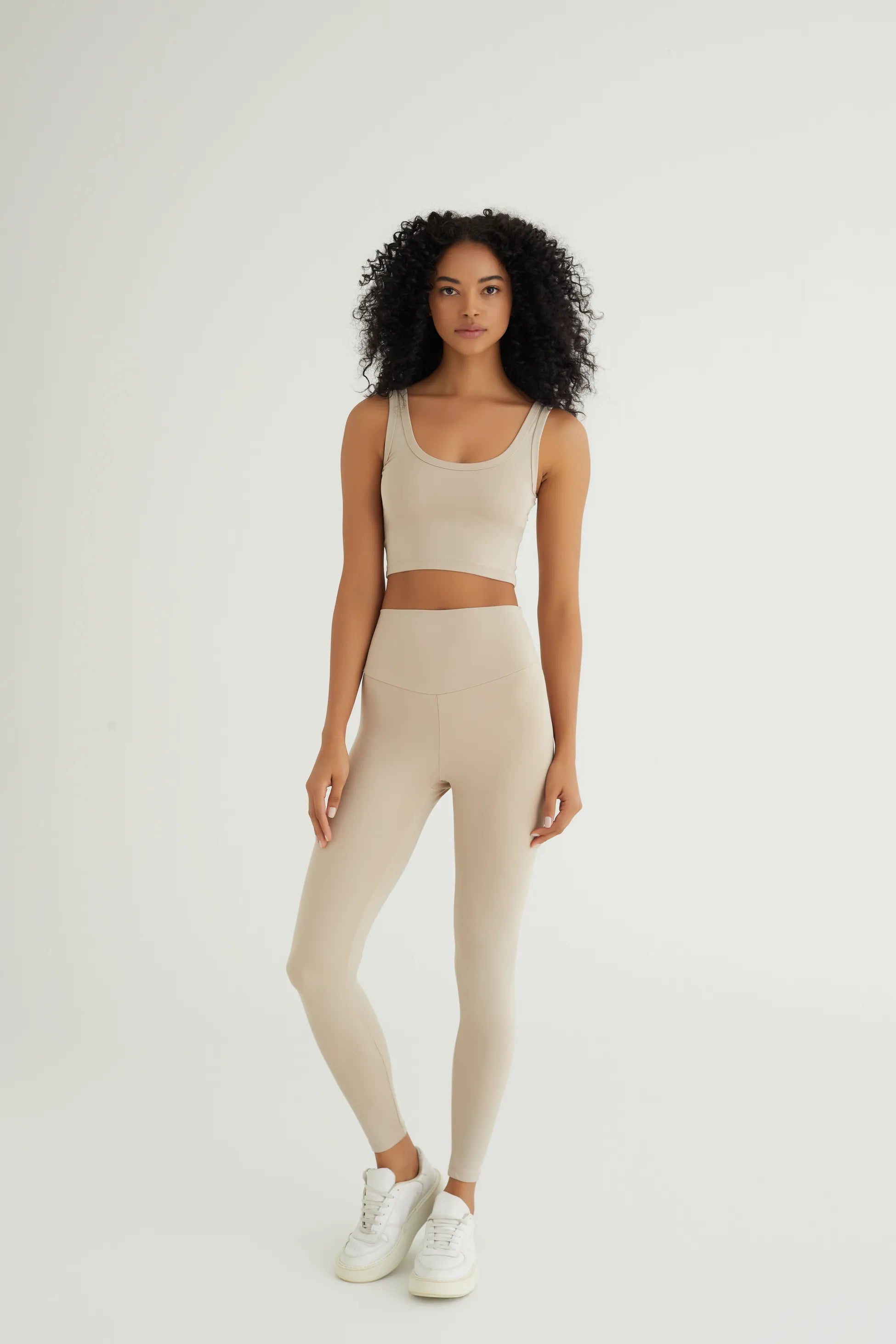 Comfortlux Bej Crop Atlet