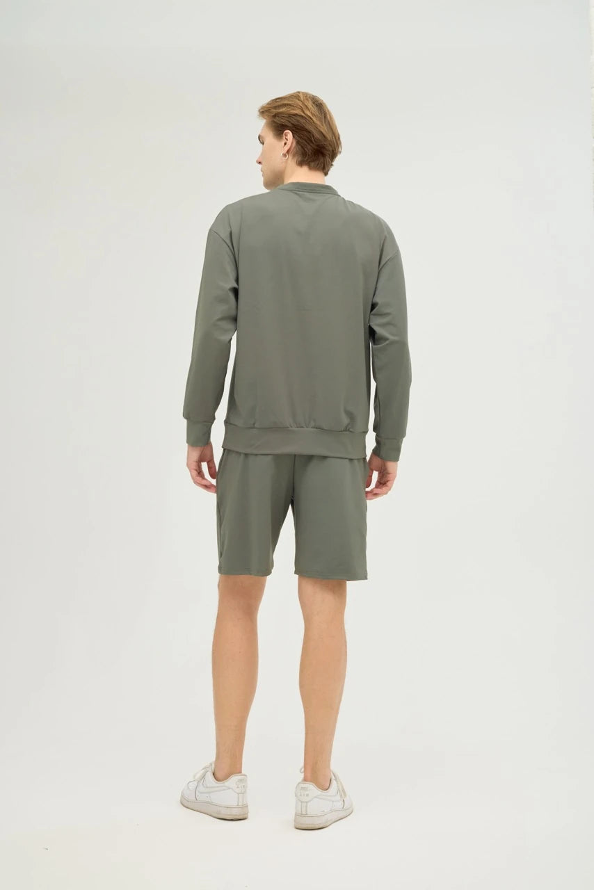 Haki Sweatshirt Takım