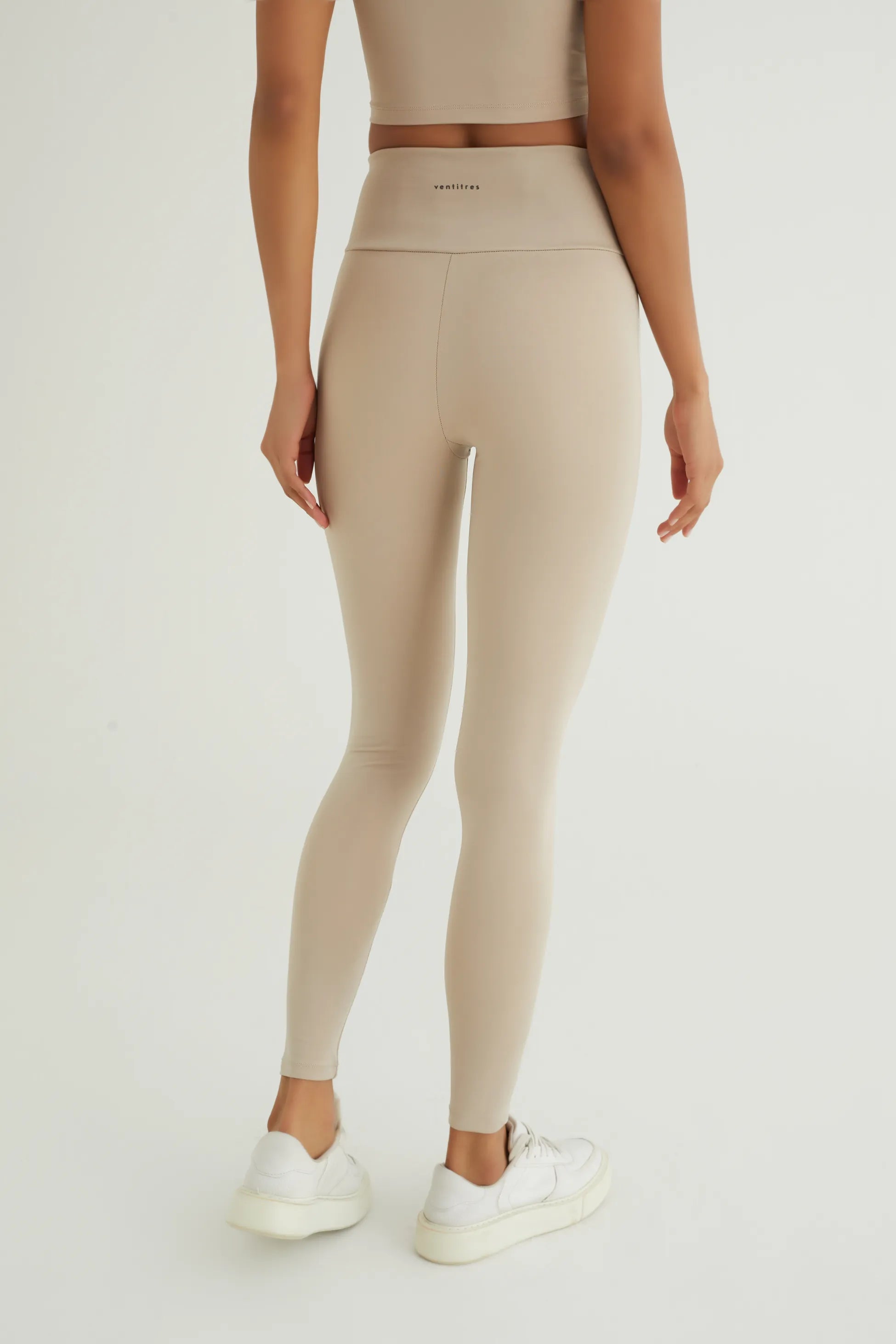 Comfortlux Bej Yüksek Bel Bilek Boy Tayt